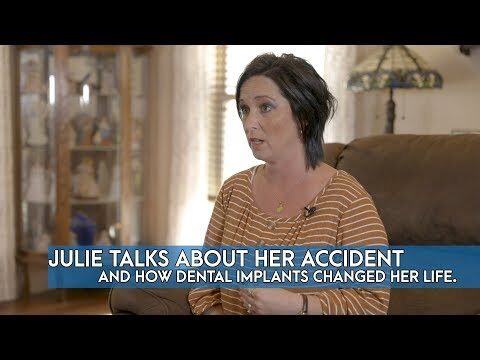 After receiving my implants, having my smile back gave me immediate relief - Julie's Testimonial
